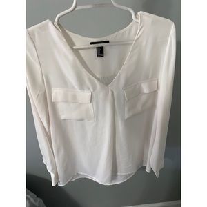 White blouse. Size small